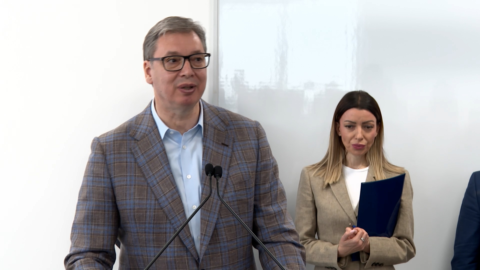 Pancevo Aleksandar Vucic, predsednik Srbije, o izgradnji buduce brze saobracajnice Pancevo - Vrsac 